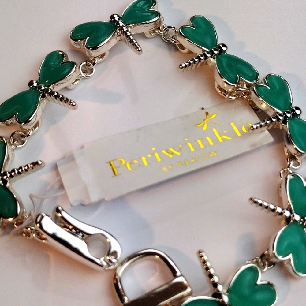 NEW Periwinkle by Barlow Green Butterfly Bracelet